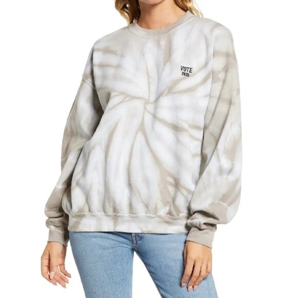 Treasure & Bond VOTE Collection Tie Dye Sweatshirt - Picture 1 of 5